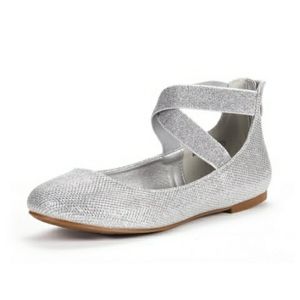 Women's Dream Pairs Silver Glitter Shoes